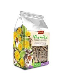 VITAPOL Vita Herbal Racine de pissenlit pour les rongeurs et les lapins 150 g