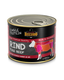BELCANDO Single Protéine Bœuf 200 g pâtée pour chien