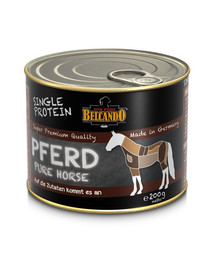 BELCANDO Single Protein Viande de cheval 200 g de nourriture humide pour chiens