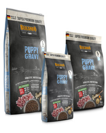 BELCANDO Puppy Gravy - Croquettes pour chiots jusqu'à l'âge de 4 mois 4 kg