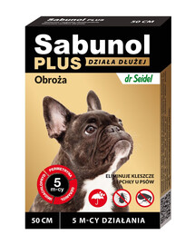 DR SEIDEL Sabunol Plus collier anti-puces et tiques pour chien 50 cm