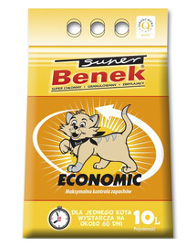BENEK Litière pour chat Super economic 10 l x 2 (20 l)