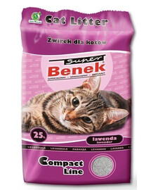 BENEK Super Compact lavande 25 l x 2 (50 l)