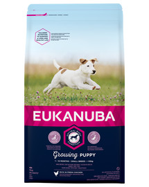 EUKANUBA - Pour chiots de petites races Riche en poulet frais - 3 kg