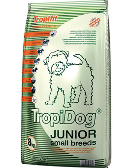 TROPIDOG Super Premium Junior S Lamb, Salmon & Eggs 8kg