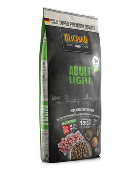 BELCANDO Adult Light M-XL - Croquettes de volaille pour chiens peu actifs de moyennes et grandes races 12.5 kg