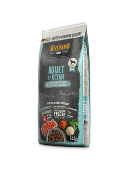 BELCANDO Adult Grain Free Ocean M-XL 12.5 kg Croquettes au saumon pour chiens adultes de moyennes et grandes races