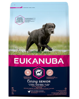 EUKANUBA Senior Large Breed Chicken - Chiens séniors de grandes races riche en poulet frais - 3kg