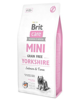 BRIT Care Grain Free Mini Yorkshire - Saumon & thon, sans céréales pour Yorkshire - 7 kg