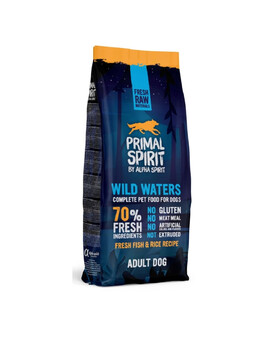 PRIMAL SPIRIT Wild Waters Croquettes semi-souples au poisson pour chiens 12 kg