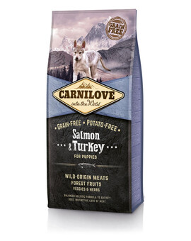 CARNILOVE Chiot Saumon & Dinde 4 kg