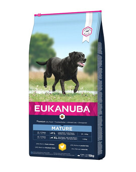 EUKANUBA Senior Large Breeds Chicken - Poulet pour chiens séniors de grande race - 15 kg