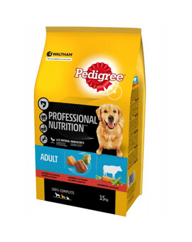 PEDIGREE Professional Nutrition aliments secs au boeuf 15kg
