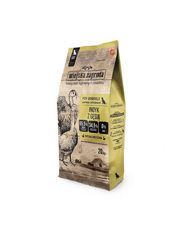 WIEJSKA ZAGRODA Dinde et oie pour chiens - 20 kg