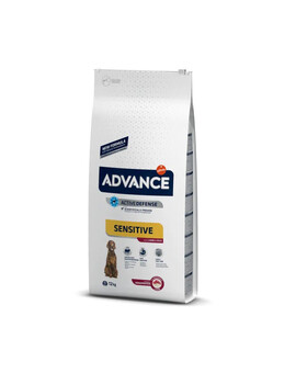 ADVANCE Sensitive Lamb & Rice aliments secs à l'agneau pour chiens sensibles à la nourriture 12kg