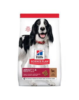 HILL'S Science Plan Canine Adult Medium Breed Lamb & Rice 14 kg