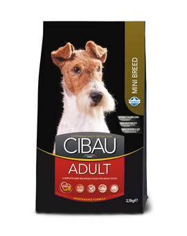 FARMINA Cibau Adult Mini - pour chiens adultes de petites races - 2,5 kg
