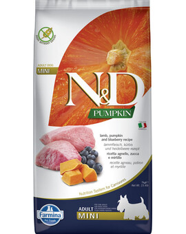 FARMINA N&D Agneau, Potiron & Myrtille 7 kg - pour chiens de petite race