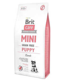 BRIT Care Mini Grain Free Mini Puppy Lamb - Agneau, sans céréales, pour chiots de races mini - 7 kg
