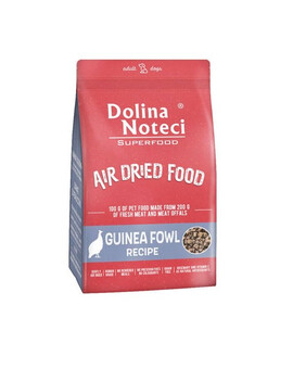 DOLINA NOTECI Superfood Air Dried Guinea Fowl Aliment séché à l'air avec de la pintade pour chiens adultes 1 kg