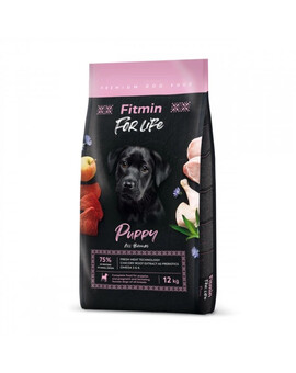 FITMIN Dog For Life Puppy nourriture pour chiots 12 kg
