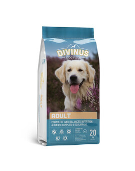 DIVINUS Adult - Nourriture sèche & complète pour chiens adultes - 20 kg