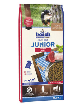 BOSCH Junior lamb & rice - agneau & riz pour chiots - 15 kg