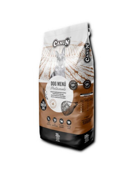 CANUN Dog Menu 20kg aliments secs à base de viande de bœuf pour chiens calmes