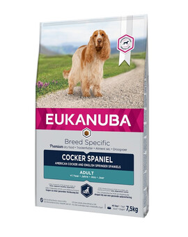 EUKANUBA Adult Breeds Specific Cocker Spaniel Chicken Riche en poulet frais 7.5 kg