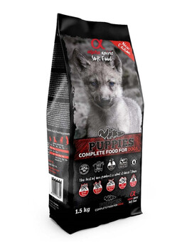 ALPHA SPIRIT - Nourriture complète, sèche et molle pour chiots - 1,5 kg
