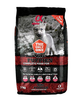 ALPHA SPIRIT Nourriture complète, sèche et molle pour chiots 3 kg