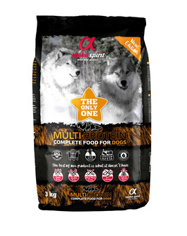ALPHA SPIRIT The Only One - Croquettes Multiprotéinées et complètes pour chien - 3 kg