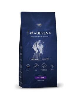 ADDVENA Major 20+ 12 kg sachet de nourriture sèches pour chiens âgés