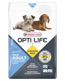 VERSELE-LAGA Adult Light Mini pour petits chiens adultes - poulet 7,5 kg