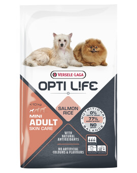 VERSELE-LAGA Adult Skin Care Mini pour la peau & le poil, petits chiens - saumon 7,5 kg