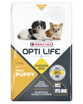 VERSELE-LAGA Puppy Mini - Croquettes pour chiots de petites races et races miniatures Volaille 2,5 kg
