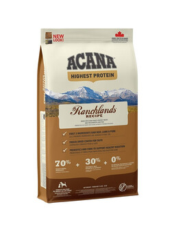 ACANA Highest Protein Ranchlands Dog 11,4 kg