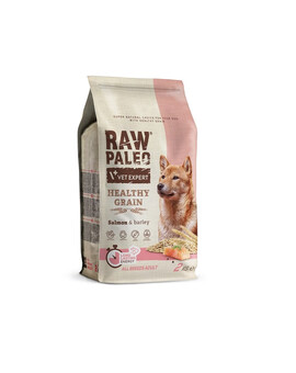 VETEXPERT RAW PALEO Heathy Grain Adult Salmon - croquettes au saumon pour chiens adultes - 2 kg