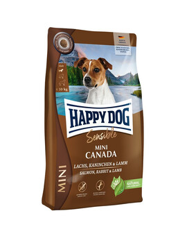 HAPPY DOG Sensible Mini Canada 4kg saumon, lapin et agneau