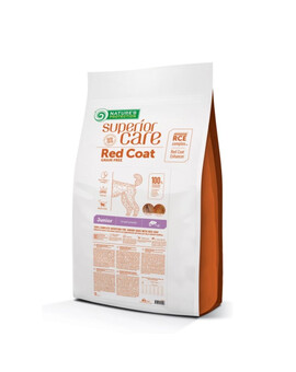 NATURES PROTECTION SUPERIOR CARE Red Coat Grain Free Salmon Junior Small Breed - au saumon pour chiots de petites races au pelage roux 10 kg