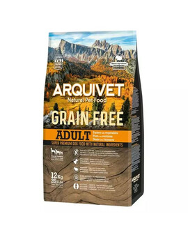 ARQUIVET Grain Free Adult Dinde aux légumes 12 kg