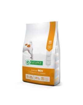 NATURES PROTECTION Junior Poultry All Breed Dog - avec volaille pour chiots 2 kg