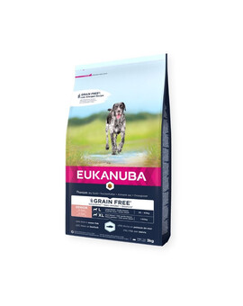 EUKANUBA Grain Free Senior Large Ocean Fish - riche en poissons de mer sans céréales pour chiens âgés de grande race - 3 kg