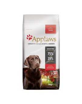 APPLAWS Chicken Large Breed - Croquettes de poulet sans céréales pour chiens de grandes races - 15 kg