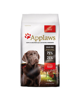 APPLAWS Dog Large Breed Chicken - au poulet pour chiens de grandes races - 7.5 kg