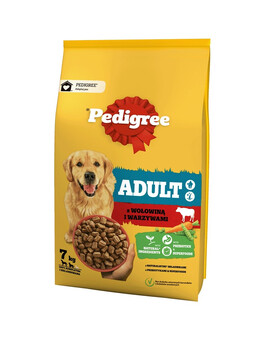 PEDIGREE Adult - au bœuf et aux légumes pour chiens de grandes et moyennes tailles - 7 kg