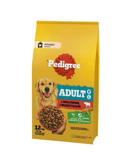 PEDIGREE Adult 12 kg au bœuf et aux légumes pour chiens de grande et moyenne taille