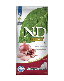 FARMINA N&D Prime Dog Chicken and Pomegranate Puppy medium & maxi 12 kg