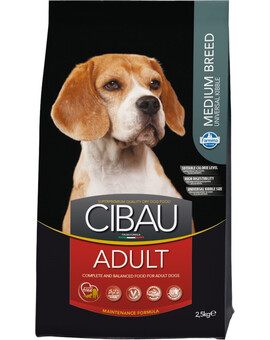 FARMINA Cibau Adult Medium - pour chiens adultes de races moyennes - 2,5 kg