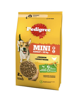 PEDIGREE Adult Small Dog - volaille & légumes pour chiens de petites races - 6 x 2 kg